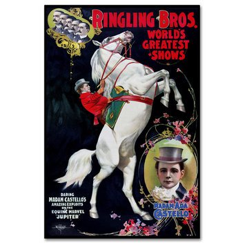 Vintage Lavoie 'Circus 5' Canvas Art, 22x32