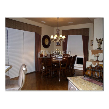 Window treatments with Cornice Boards