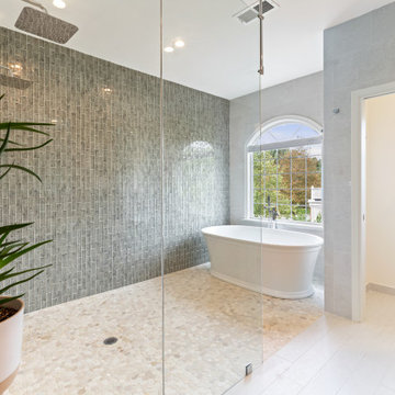 Bright & Fascinating Master Bathroom in Ashburn VA