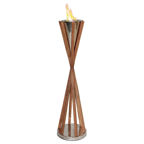 Indoor/Outdoor Fireplace, Southampton Teak Medium Fireplace