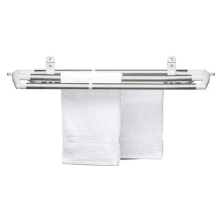 Danya B Folding Wall Mounted Drying Rack - White