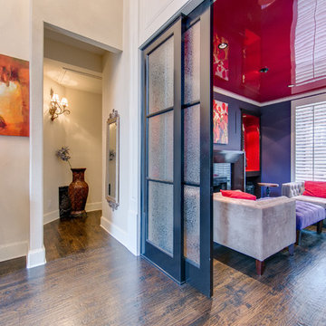 Stunning High Gloss Red Ceiling