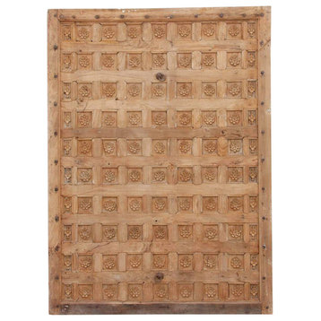 18th Century Rajasthani Carved Ceiling Panel
