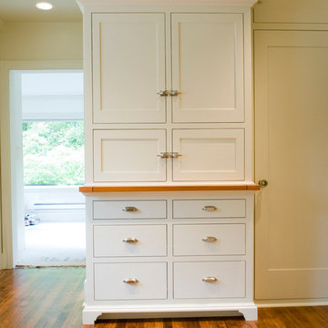 Painted Flush inset Kitchen Cabinets