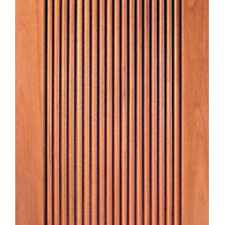 Mahogany Single Door, Hand Carved One Panel - Front Doors