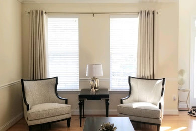 Living room - transitional living room idea in Baltimore
