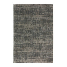 Addison Rugs Emporium 9'6"x13'2" Striped Crosshatch Fabric Area Rug, Gray