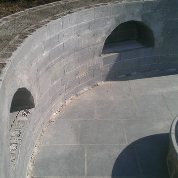Stone Patio & Wall