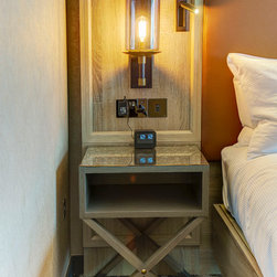 A Kingston hotel interior design project - Nightstands And Bedside Tables