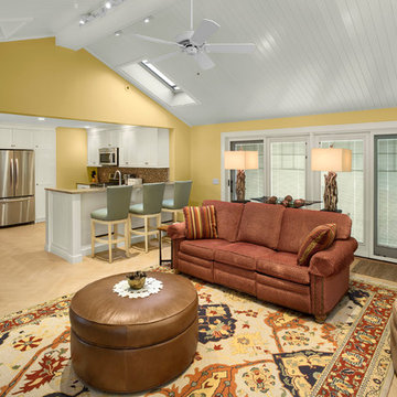 Riverside cottage updated and expanded for enjoyment of 3 generations