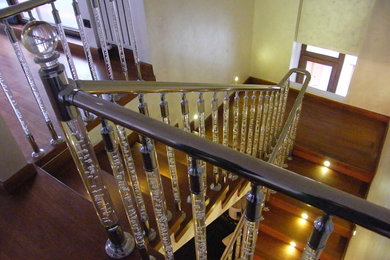 interior stair railing system