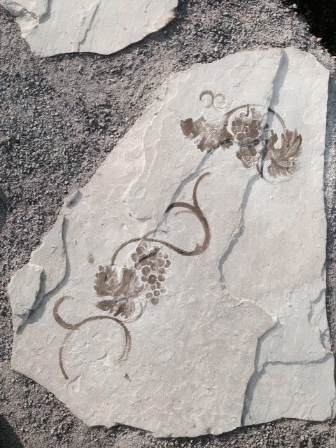 Flagstone Paver Pathway- one in a series "Tuscan Vineyard" Theme