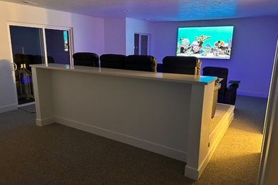 Inspiration for a home theater remodel in Salt Lake City