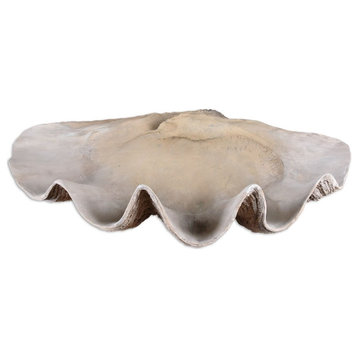 Osborne Loke - 22.88 inch Shell Bowl - 22.88 inches wide by 13.38 inches deep
