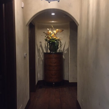 Old, worn plaster finish