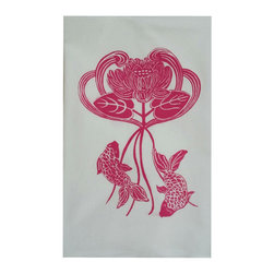 Bungalow Style-Lotus/Koi - Dish Towels