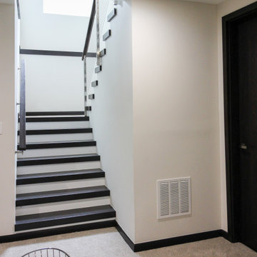 Project #70 | Open-Riser Staircase with Cable Railing