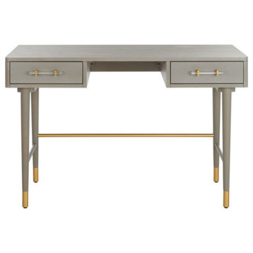 Jannis Mid-Century Desk, Gray