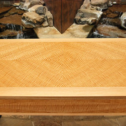 Anigre Executive Desk - Desks And Hutches