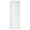 Sauder Select Engineered Wood Storage Cabinet in White Finish