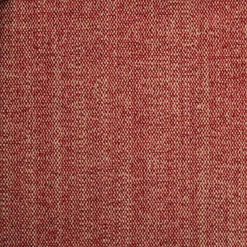 Bronson Textured Chenille Upholstery Fabric, Ruby