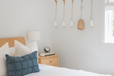 Example of a danish bedroom design in Seattle