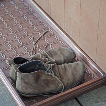 Circles Multi-Purpose Shoe Tray for Boots, Shoes, Plants, Pet Bowls, and More, C