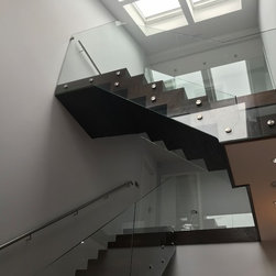 solid oak stairs - Hardwood Flooring