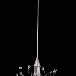 Elegant Lighting Optic 6 Light Pendant in Crystal Contemporary style - Lighting