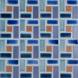 1x2 Pinwheel - Mosaic Tile