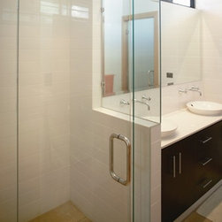 Corner Frameless Shower Enclosure - Shower Stalls And Kits