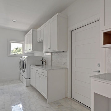 ATX Modern home - Reclaimed Ivory White Oak