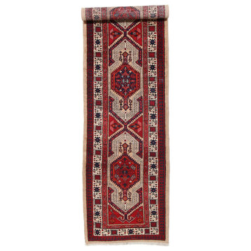 Persian Rug Sarab 10'10"x3'0" Hand Knotted