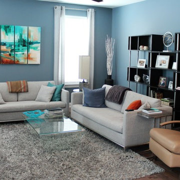Modern contemporary carriage home in Philly burbs