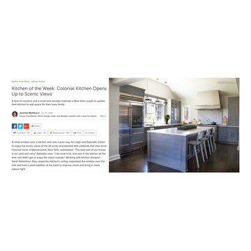 7-10-15: Kitchen of the Week: Colonial Kitchen Opens Up to Scenic Views