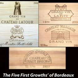 Original First Growth Wine Crates and Panels - Products