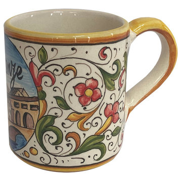 Italian Ceramic Coffee Mug, Firenze (Florence)