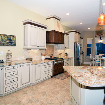 Walnut & Paint Kitchen