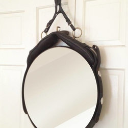 Leather Equestrian Surcingle Mirror - Wall Mirrors