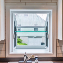 Kitchen Garden Window with White PIonite Interior - Products