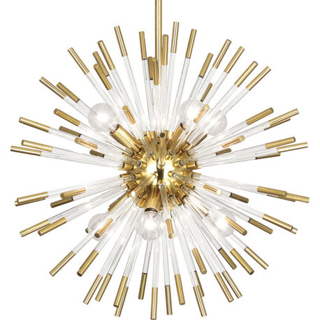 Robert Abbey Andromeda Susp Andromeda 20" Sputnik Chandelier - Modern Brass