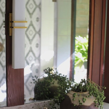 Mid-Century Chic Bathroom Update