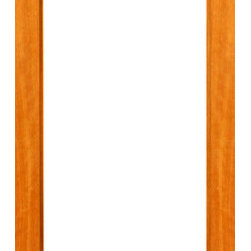 Red Oak-1-lite Patio Red Oak Wood IG Glass Single Door - Patio Doors