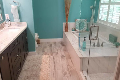 Inspiration for a transitional bathroom remodel in DC Metro