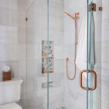 Upscale Maritime in Mystic Bathroom