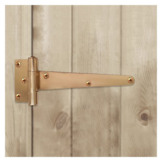 Brass Gate Hinge - Traditional - Hinges - by SignatureThings | Houzz