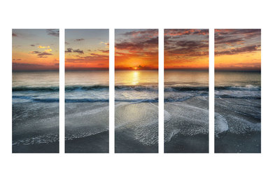 ACCOLADE - Vibrant Sunrise & Sunset Seascape Ocean Photography Art