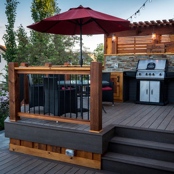 Dining area and grill zone