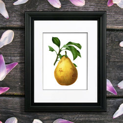 Pear Fruit Art prints Kitchen Wall decor ideas - Products