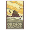 Paul A. Lanquist Haystack Rock Oregon Coast Art Print, 24"x36"